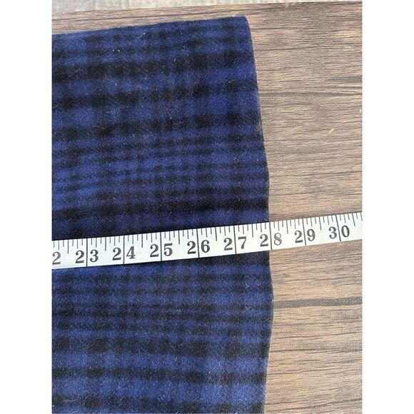 Motherhood Maternity Wool Blend Blue Black Plaid Peacoat Small - Picture 13 of 14